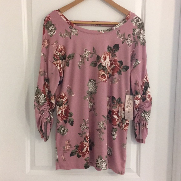 ComoVintage Floral Sweater - Picture 1 of 7